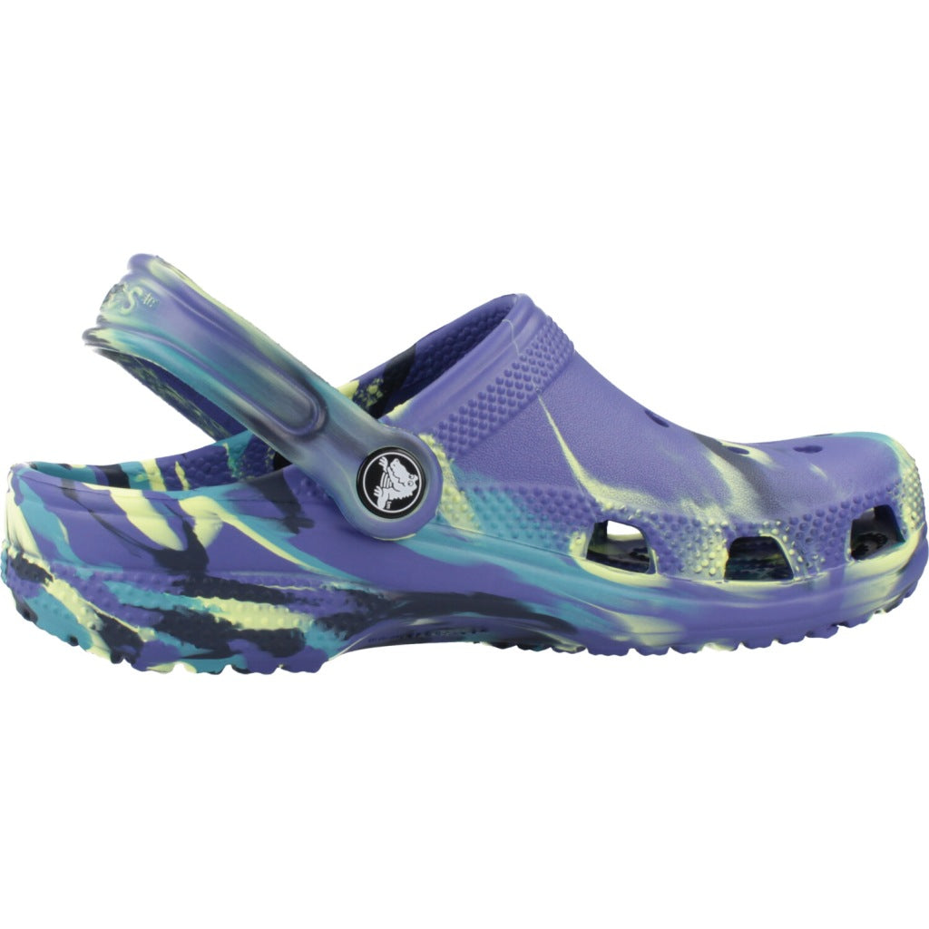 CROCS CLASSIC MARBLED en color AZUL  (4)