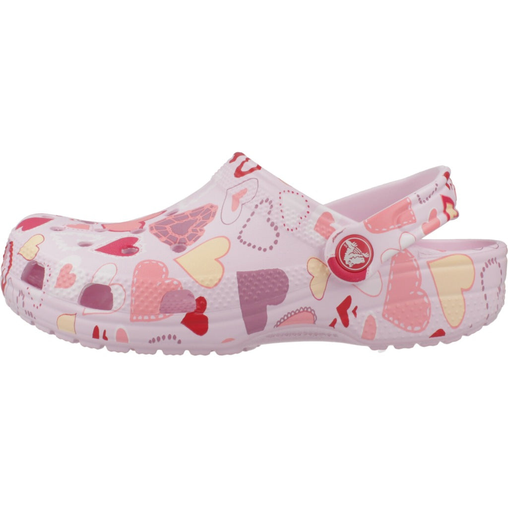 CROCS CLASSIC VDAY CLOG K en color ROSA  (2)