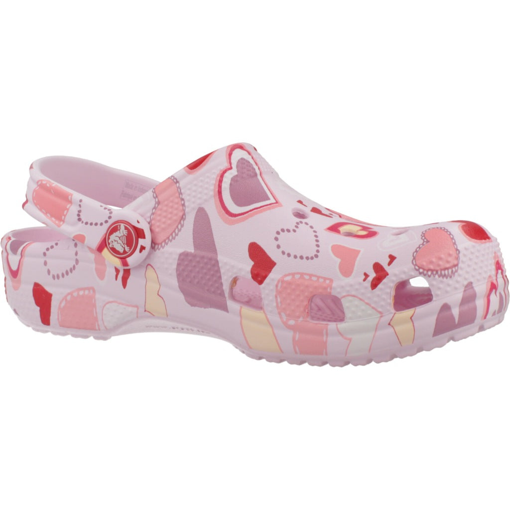 CROCS CLASSIC VDAY CLOG K en color ROSA  (5)