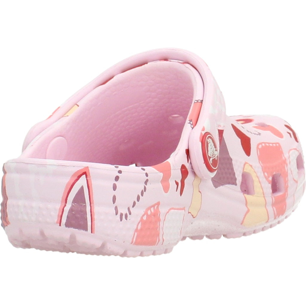 CROCS CLASSIC VDAY CLOG K en color ROSA  (3)