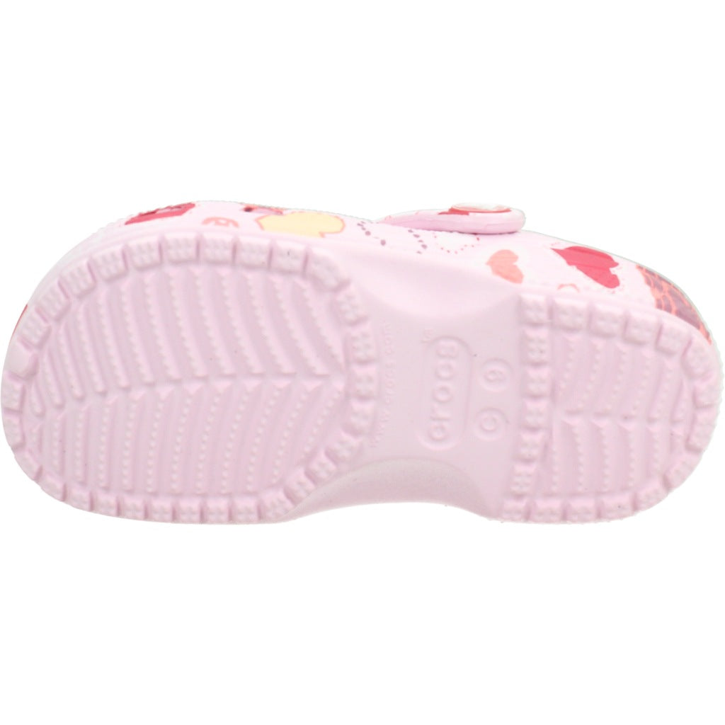 CROCS CLASSIC VDAY CLOG K en color ROSA  (7)