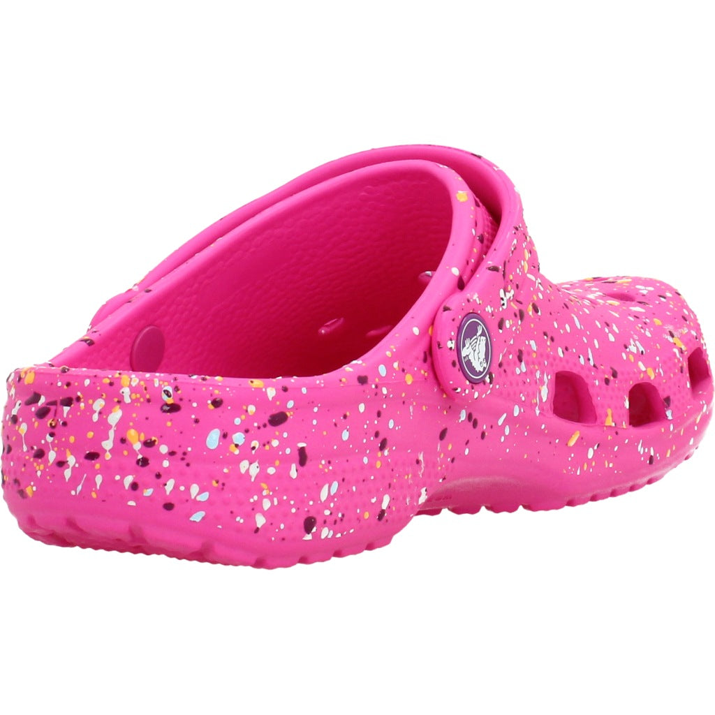 CROCS CLASSIC PAINT SPLATT en color ROSA  (3)