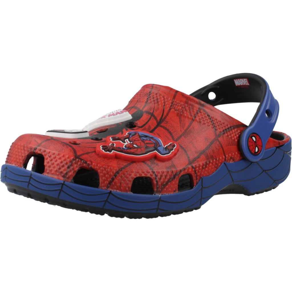 CROCS SPIDER MAN WEB CLASSIC en color ROJO  (1)