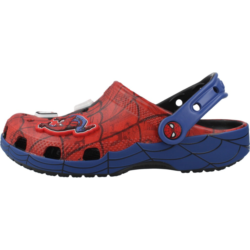 CROCS SPIDER MAN WEB CLASSIC en color ROJO  (2)