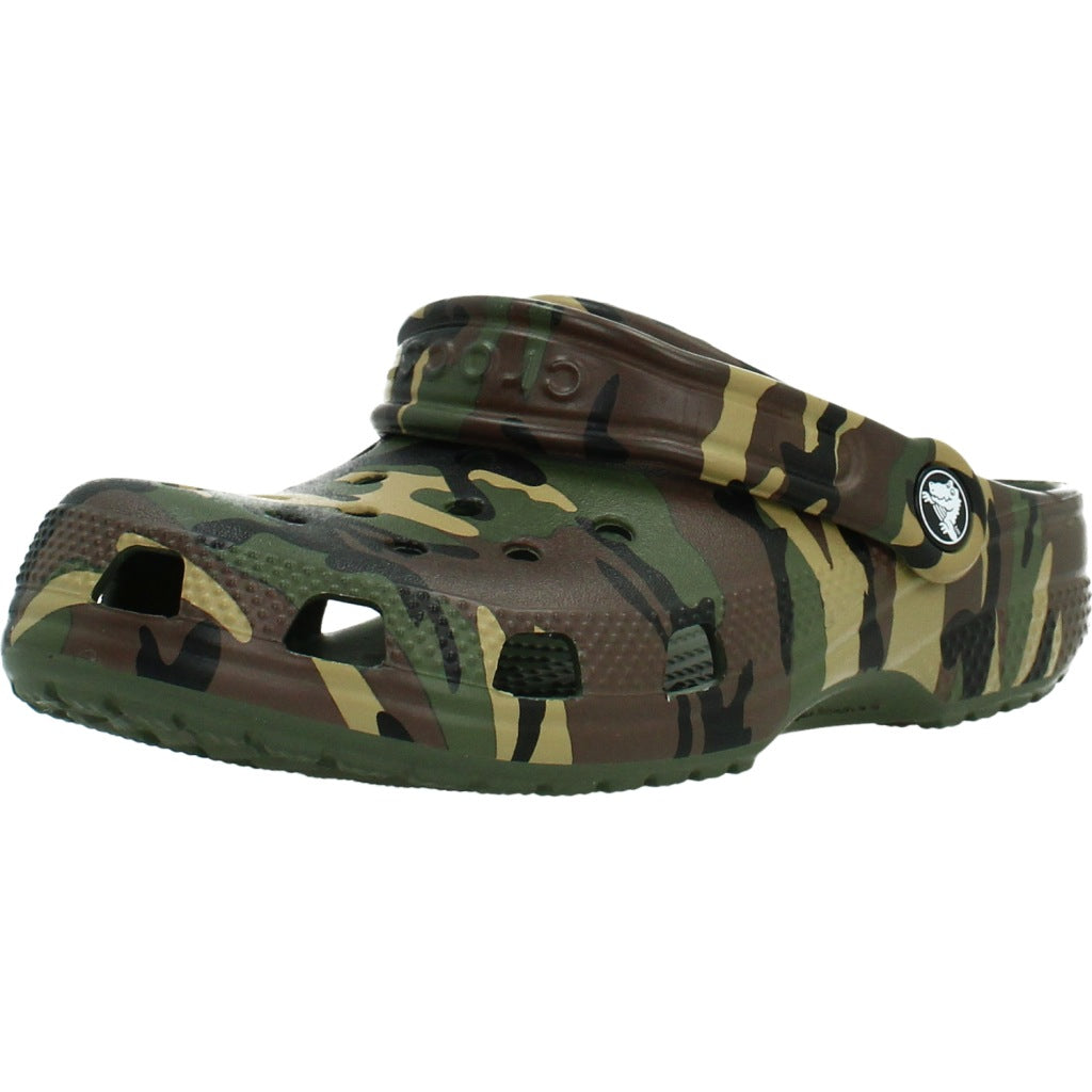 CROCS CLASSIC CAMOUFLAGE en color VERDE  (1)