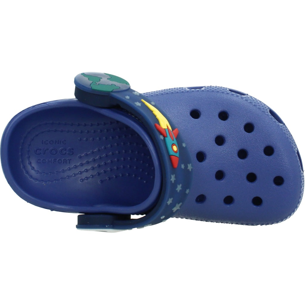 CROCS CLASSIC LIGHTS en color AZUL  (6)