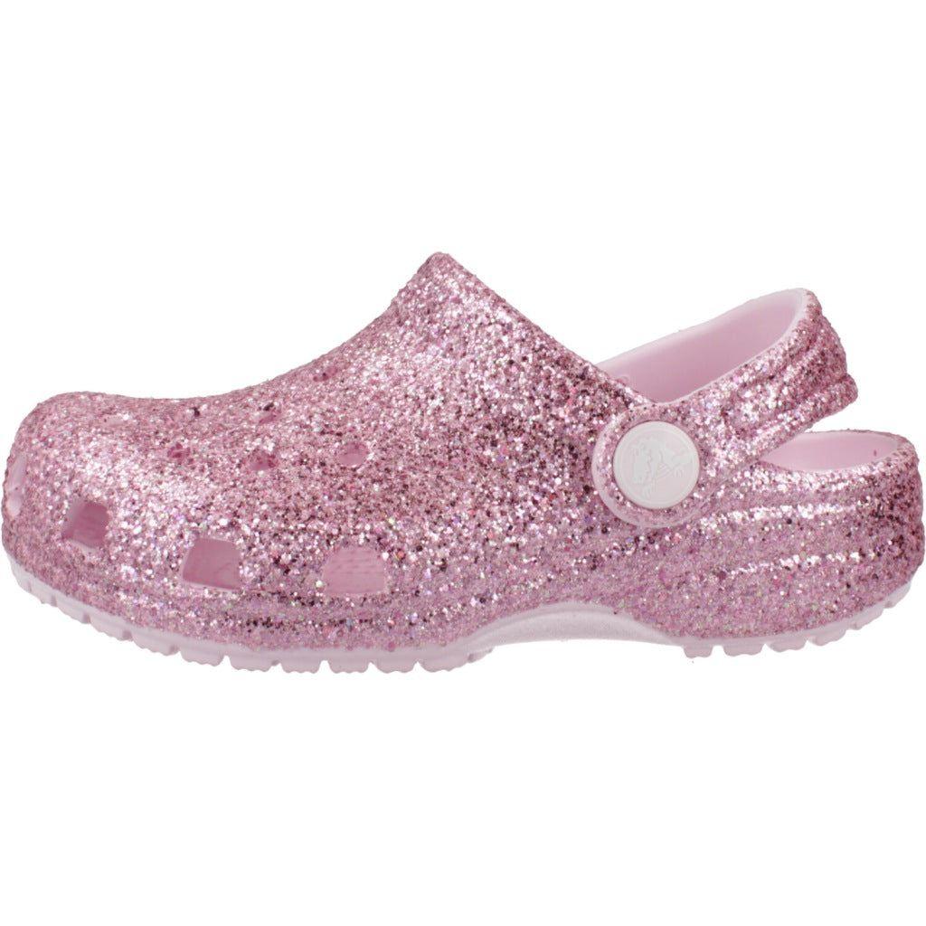 CROCS CLASSIC CHUNKY GLITT en color ROSA  (2)