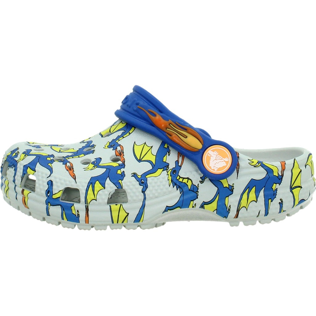 CROCS ZUHECO CLASSIC DRAGON en color BLANCO  (2)