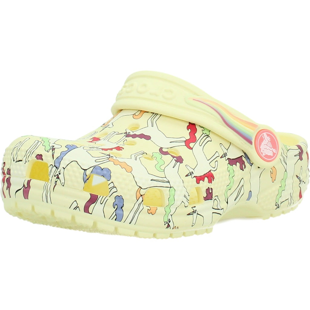 CROCS CLASSIC DRAGON en color AMARILLO  (1)