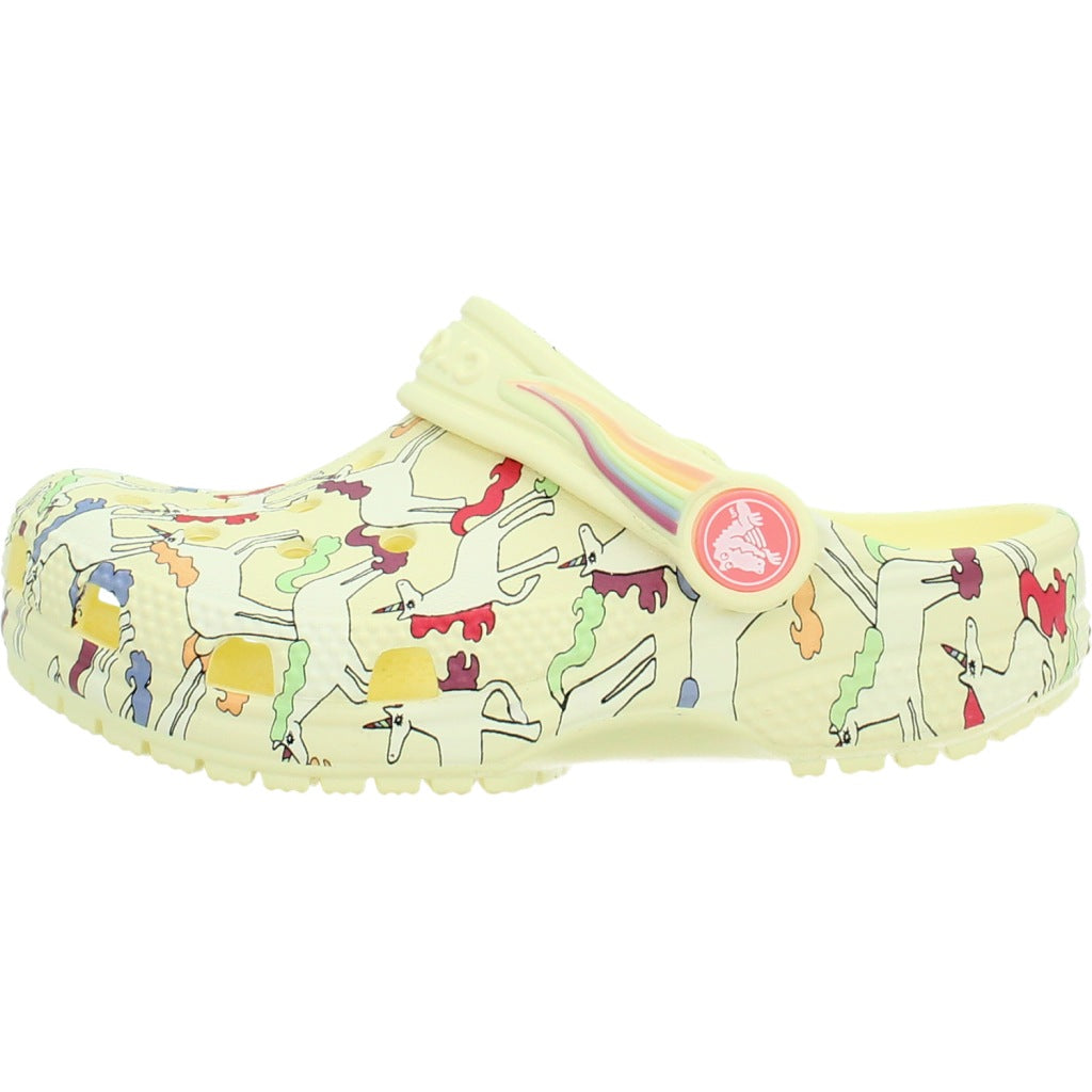 CROCS CLASSIC DRAGON en color AMARILLO  (2)