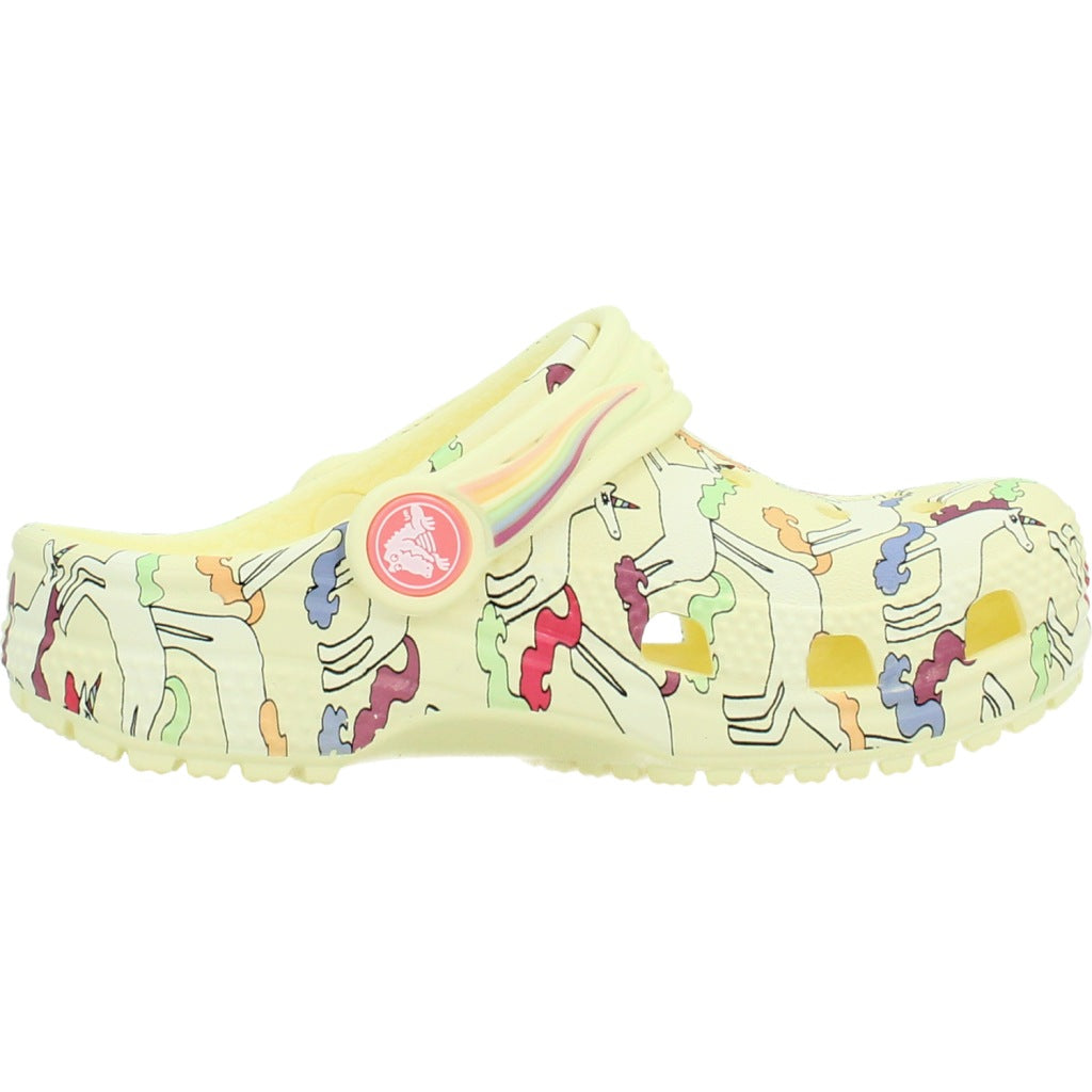 CROCS CLASSIC DRAGON en color AMARILLO  (4)