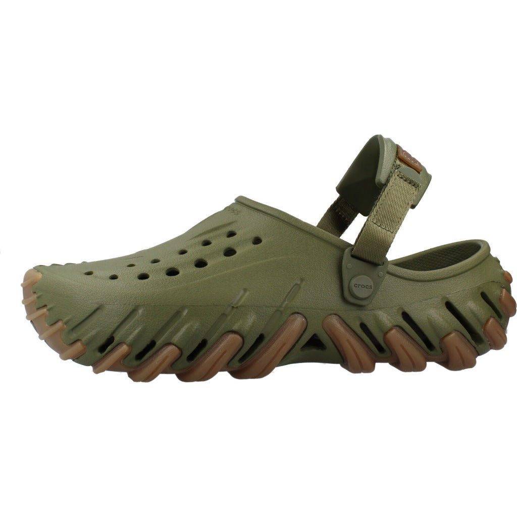 CROCS SANDALIA ECHO GUM RO CLOG en color VERDE  (2)
