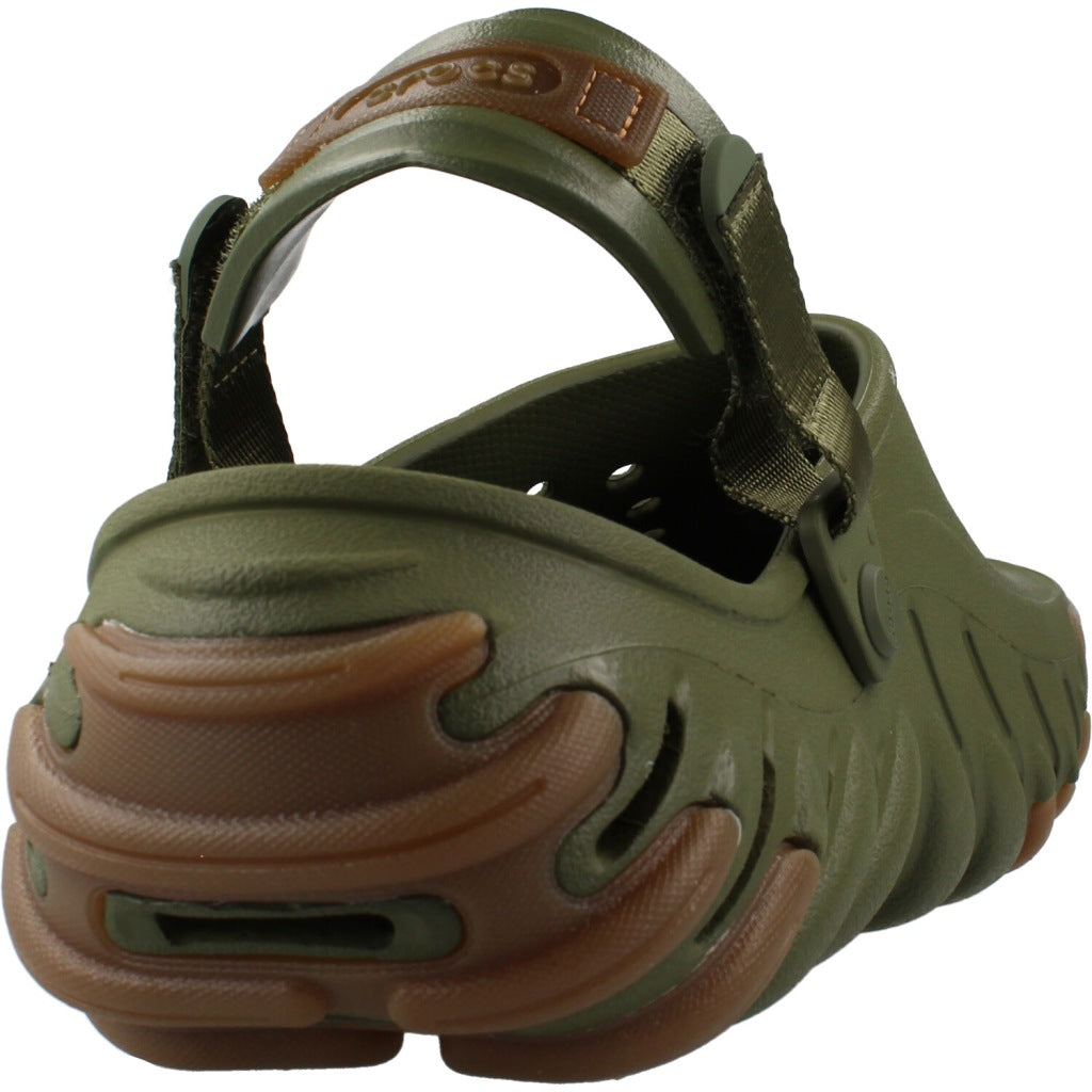 CROCS SANDALIA ECHO GUM RO CLOG en color VERDE  (3)