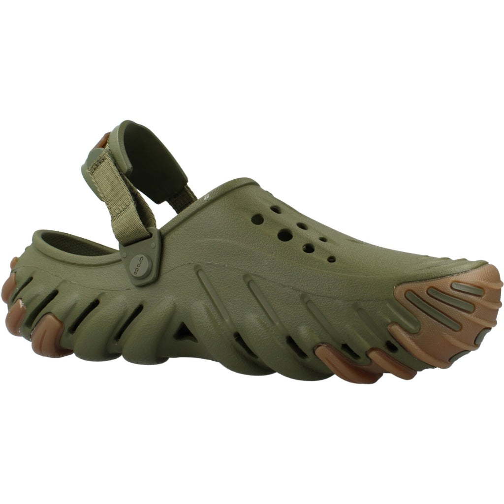 CROCS SANDALIA ECHO GUM RO CLOG en color VERDE  (5)