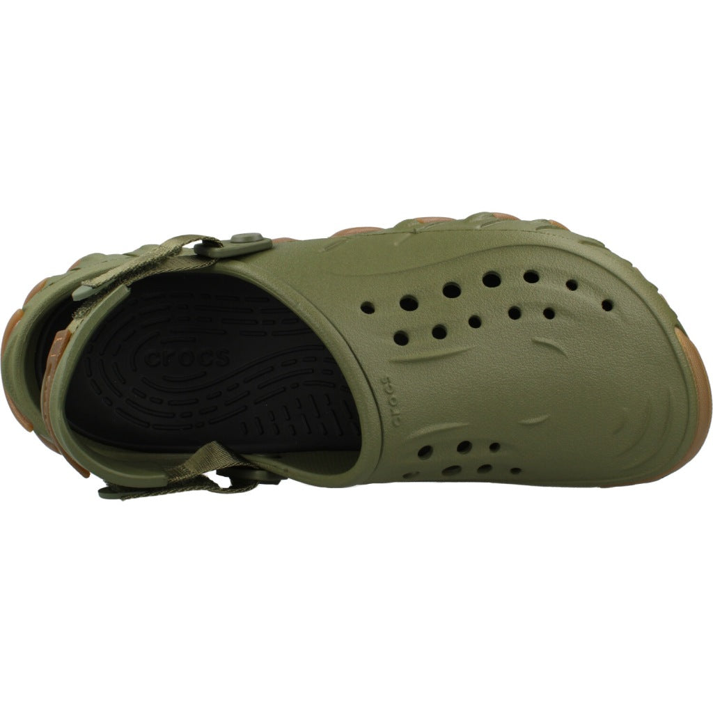 CROCS SANDALIA ECHO GUM RO CLOG en color VERDE  (7)