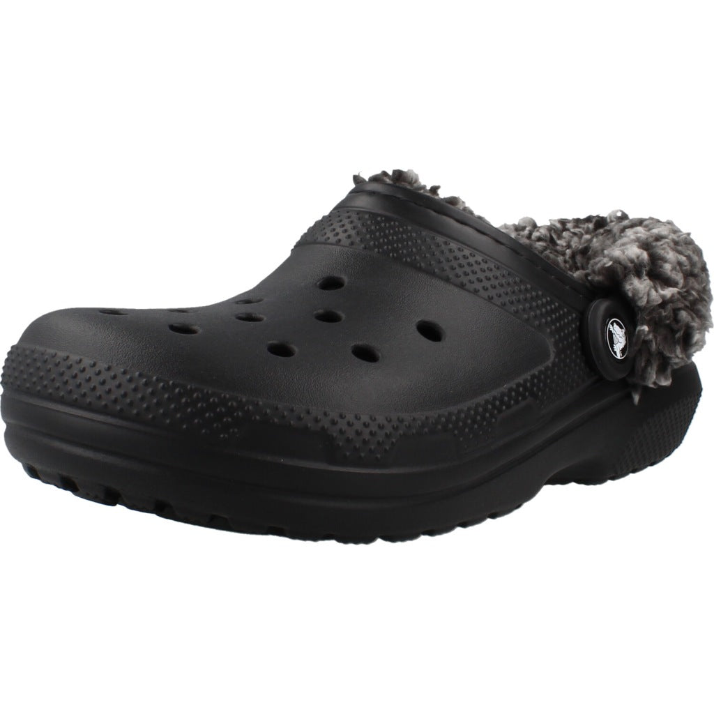 CROCS C CLASSIC FLEECE LINED en color NEGRO  (3)