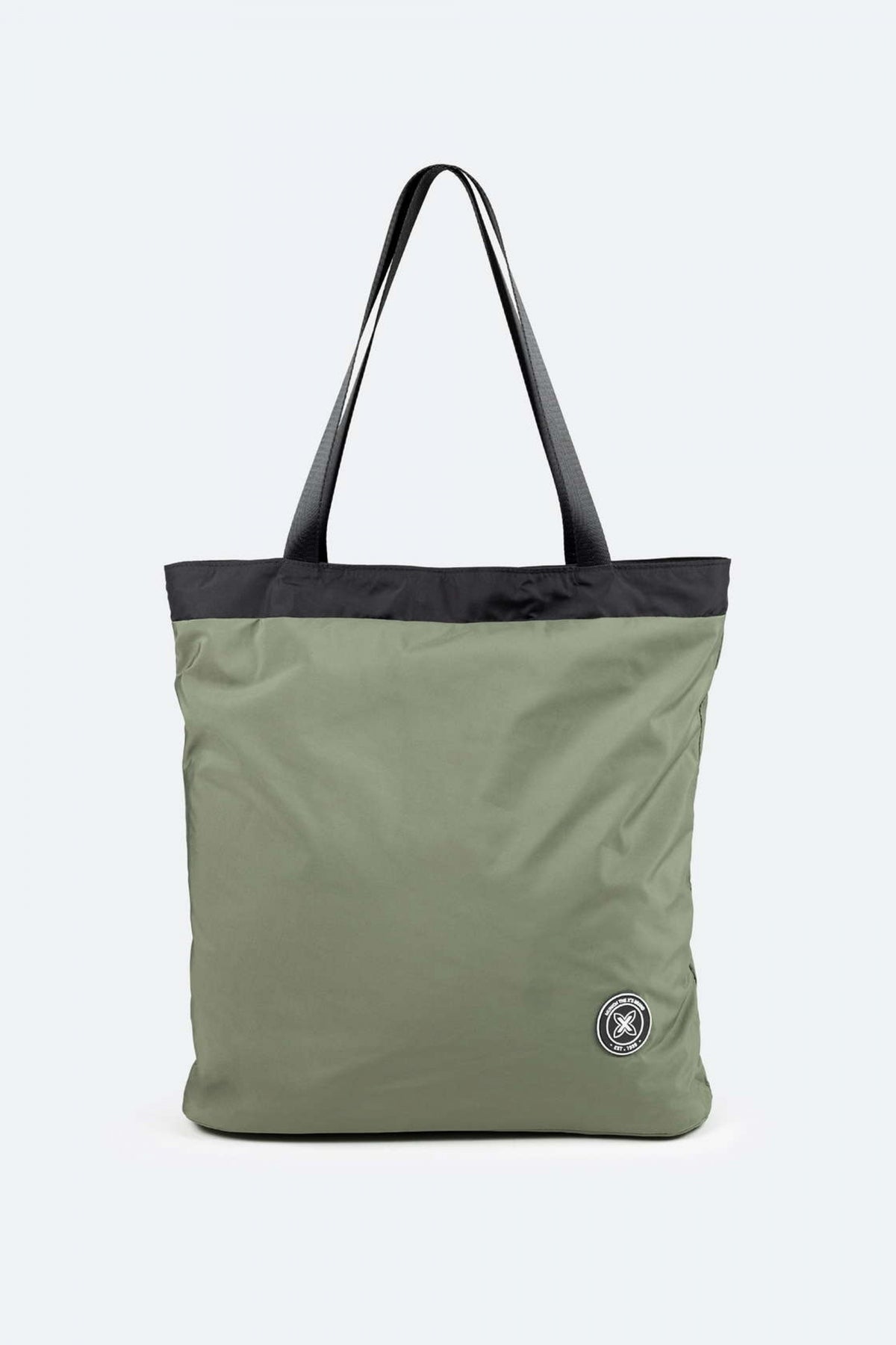 MUNICH SHALLOW TOTE BACKPACK en color VERDE  (1)