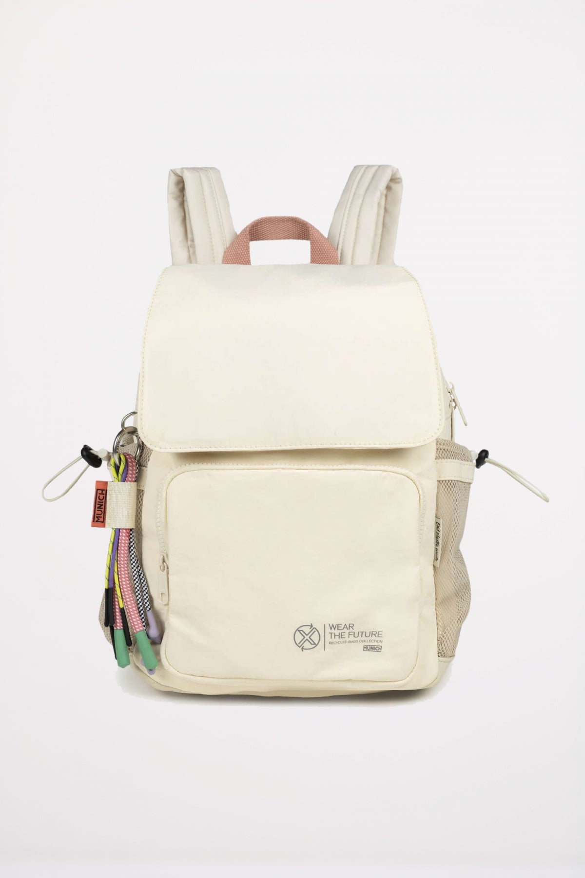 MUNICH DEEP RECYCLED BACKPACK en color BEIS  (1)