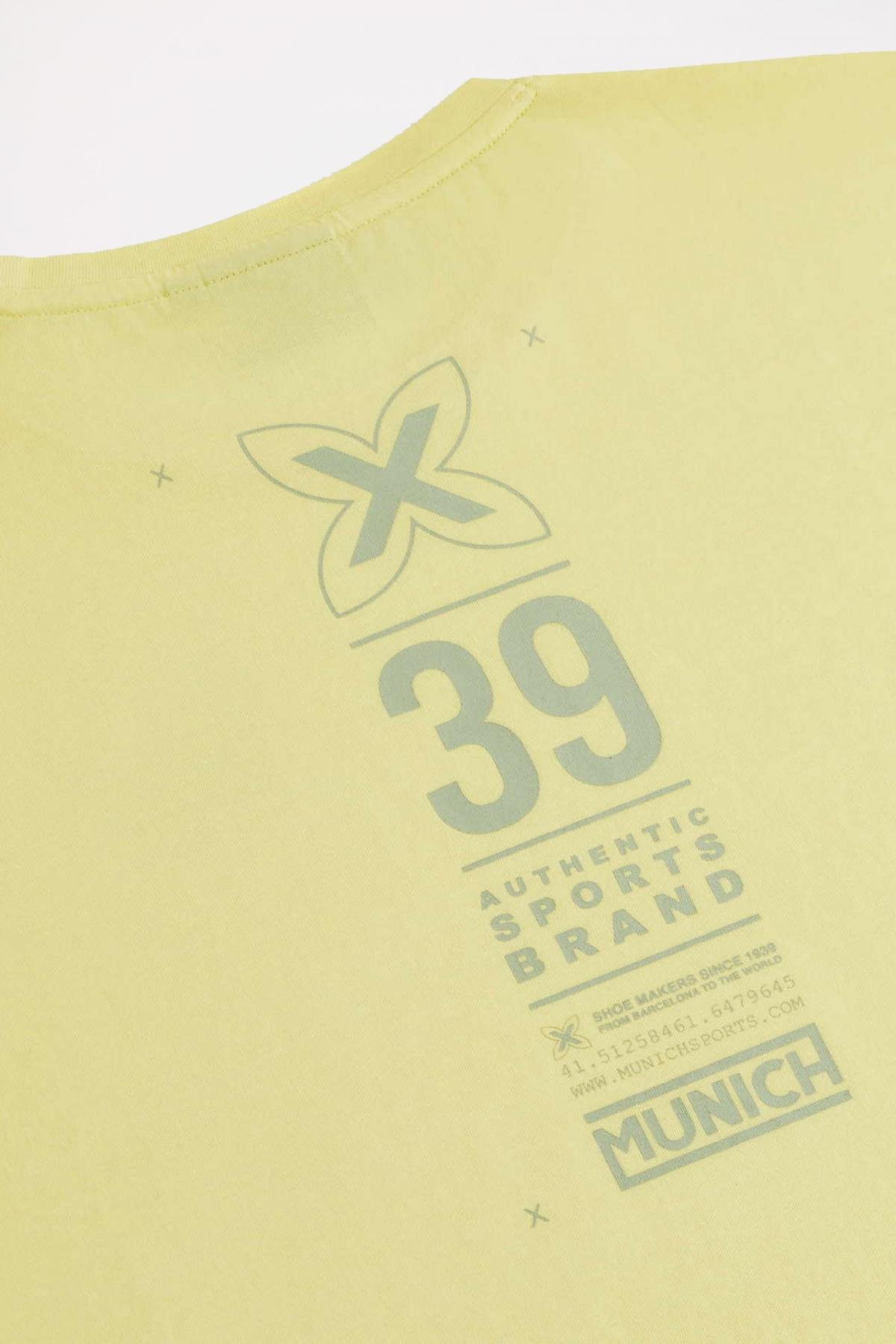 MUNICH REGULAR T-SHIRT HERITAGE en color AMARILLO  (3)