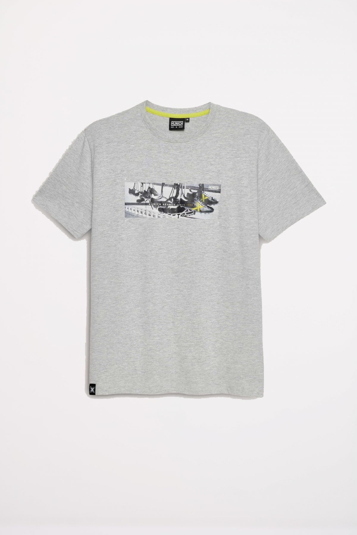 MUNICH REGULAR T-SHIRT STADIUM en color GRIS  (1)