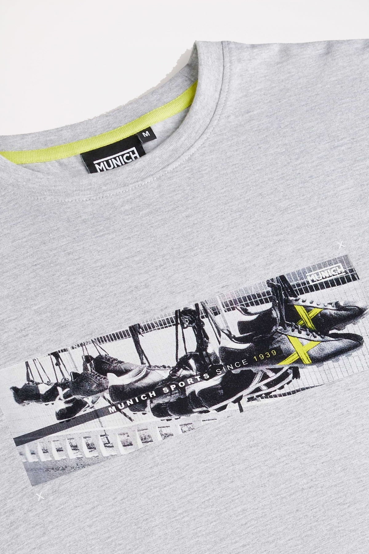 MUNICH REGULAR T-SHIRT STADIUM en color GRIS  (3)