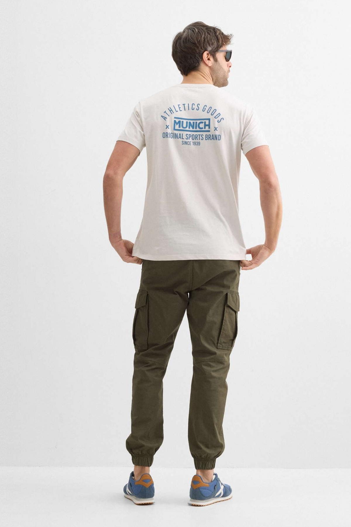 MUNICH REGULAR T-SHIRT QUICK en color GRIS  (2)