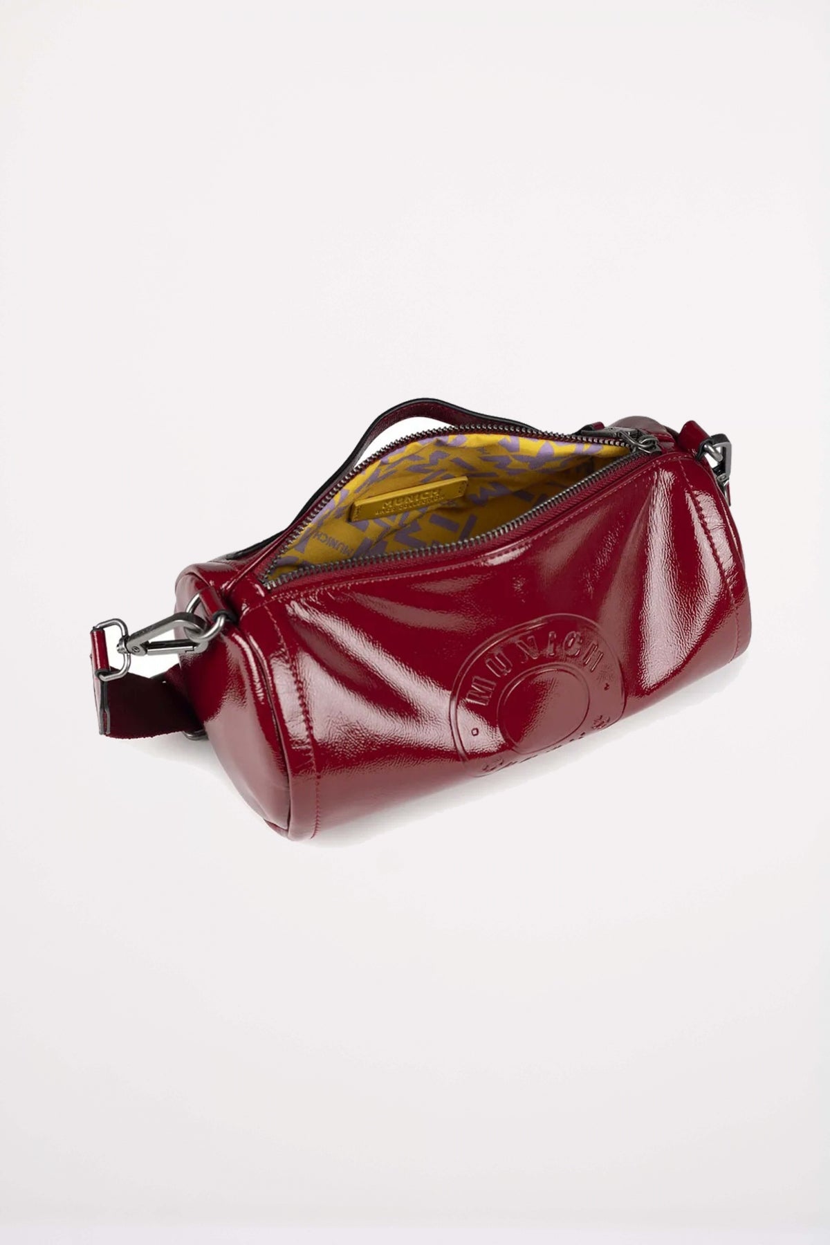 MUNICH CROSSBODY BARREL en color ROJO  (3)