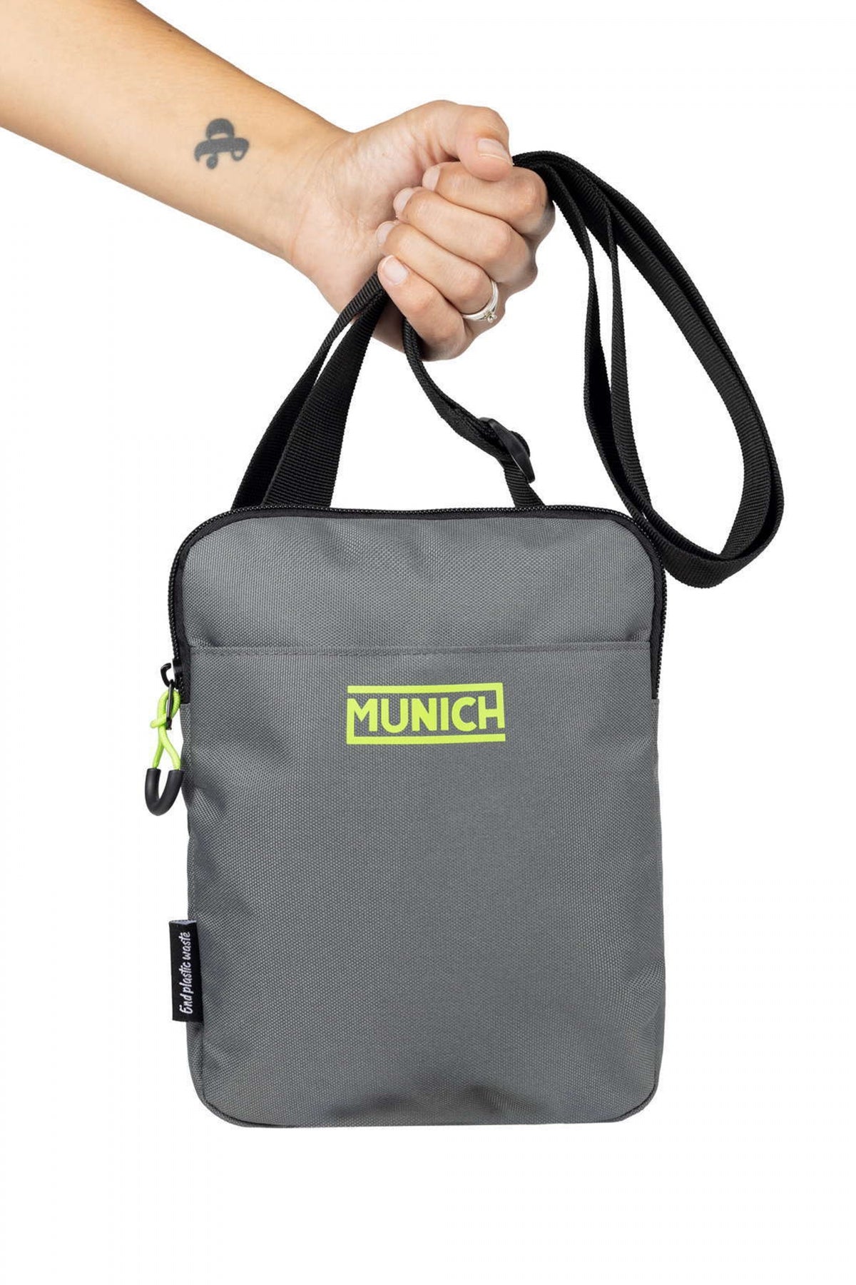 MUNICH GYM SPORTS RECYCLED en color GRIS  (4)