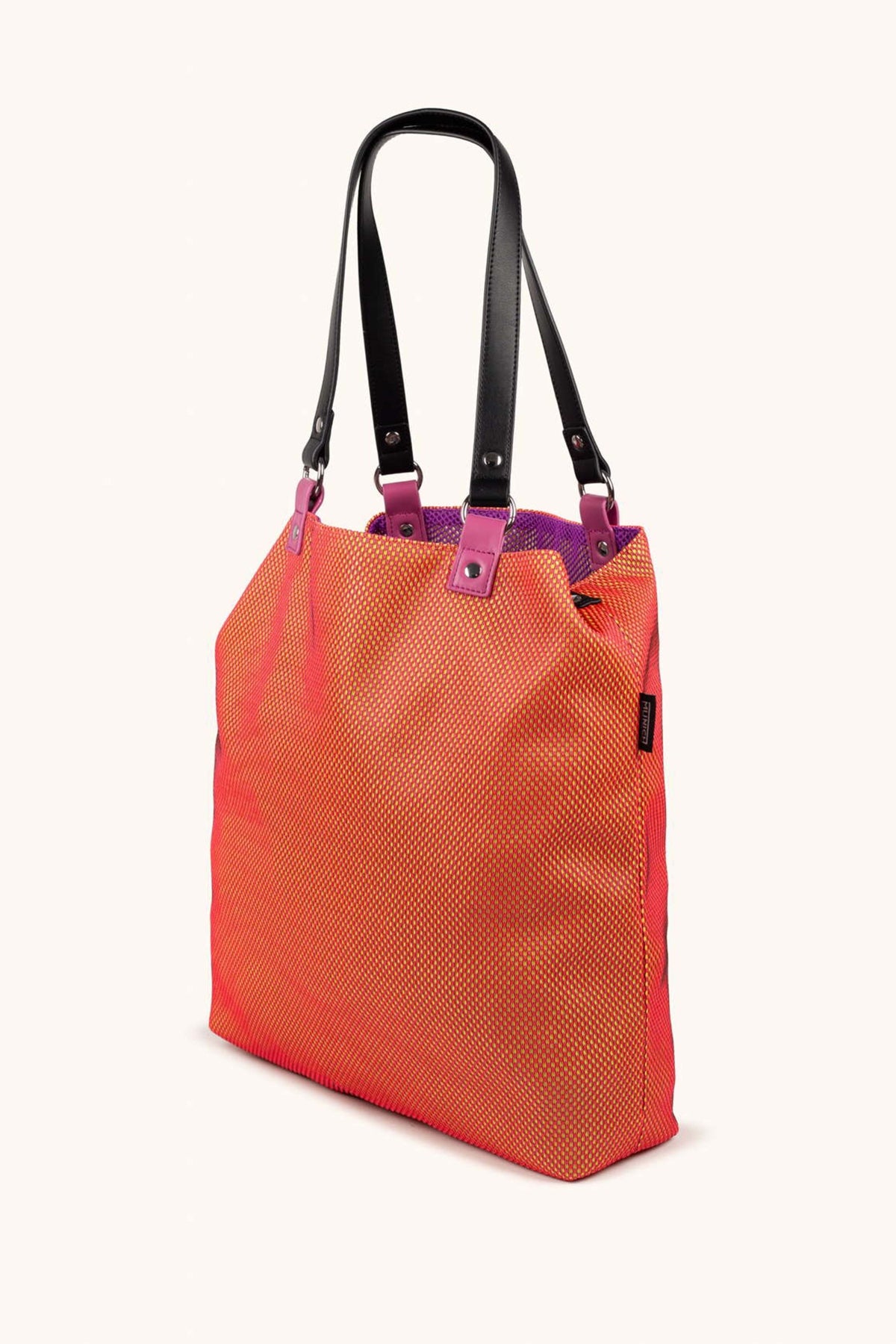 MUNICH GOGO SPIN REVERSIBLE TOTE en color NARANJA  (2)