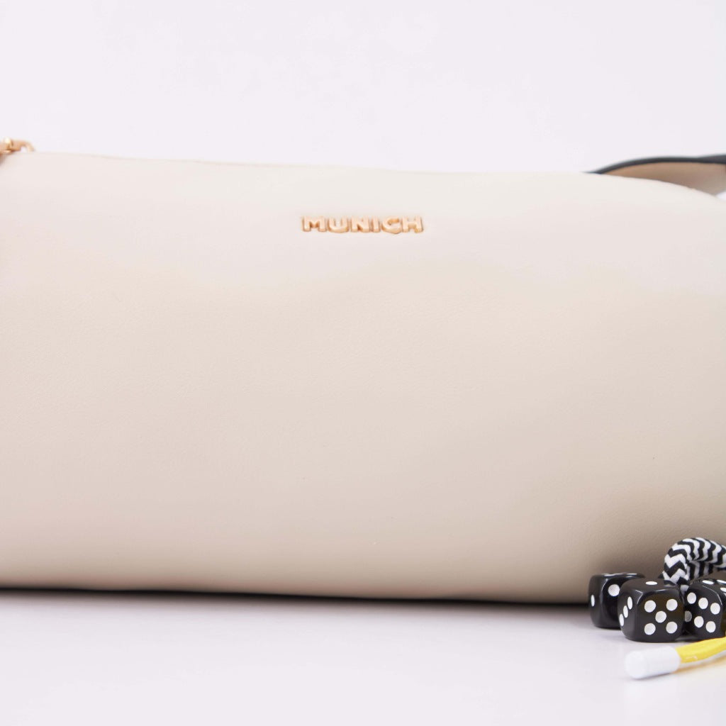 MUNICH CHARMS CROSSBODY BARREL en color BEIS  (5)