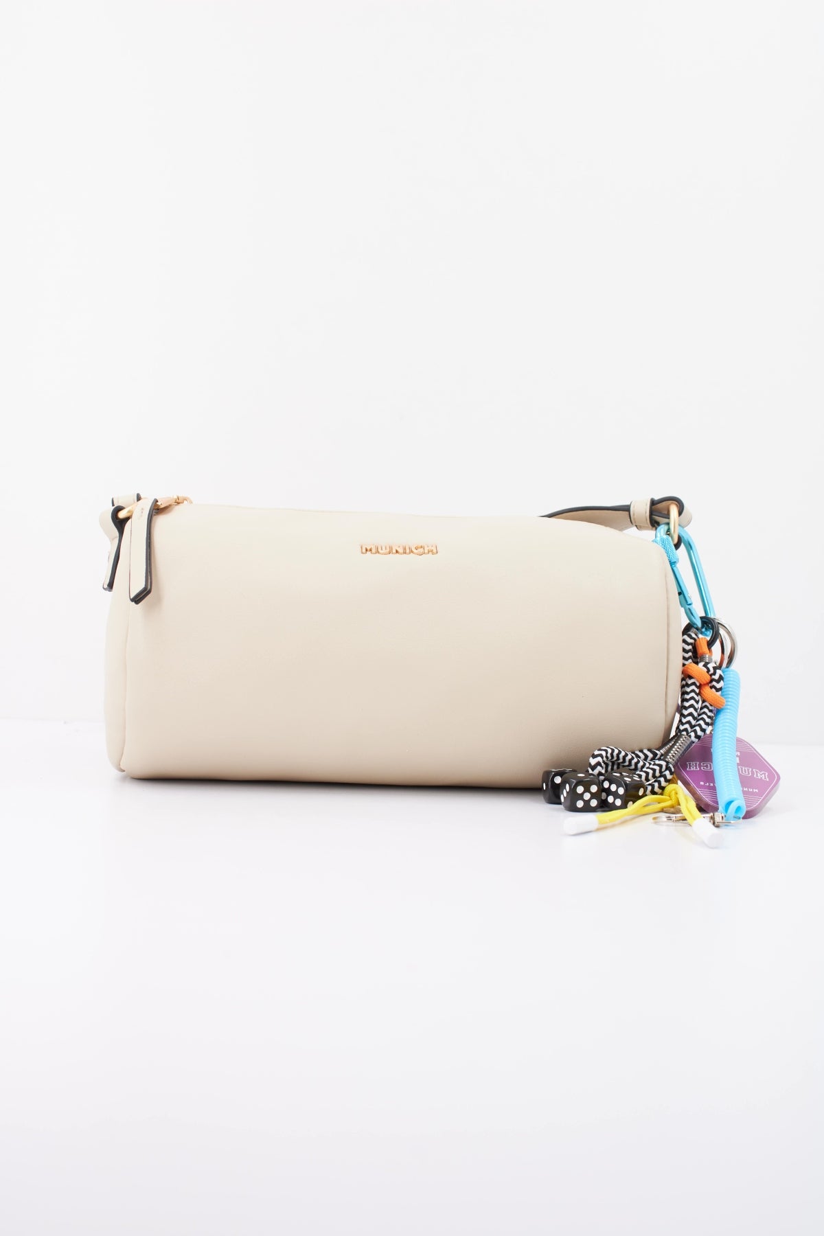 MUNICH CHARMS CROSSBODY BARREL en color BEIS  (1)