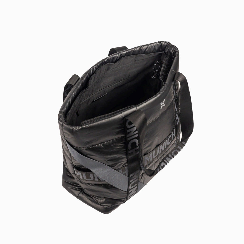 MUNICH M GLOSSY SHOPPER en color NEGRO  (5)