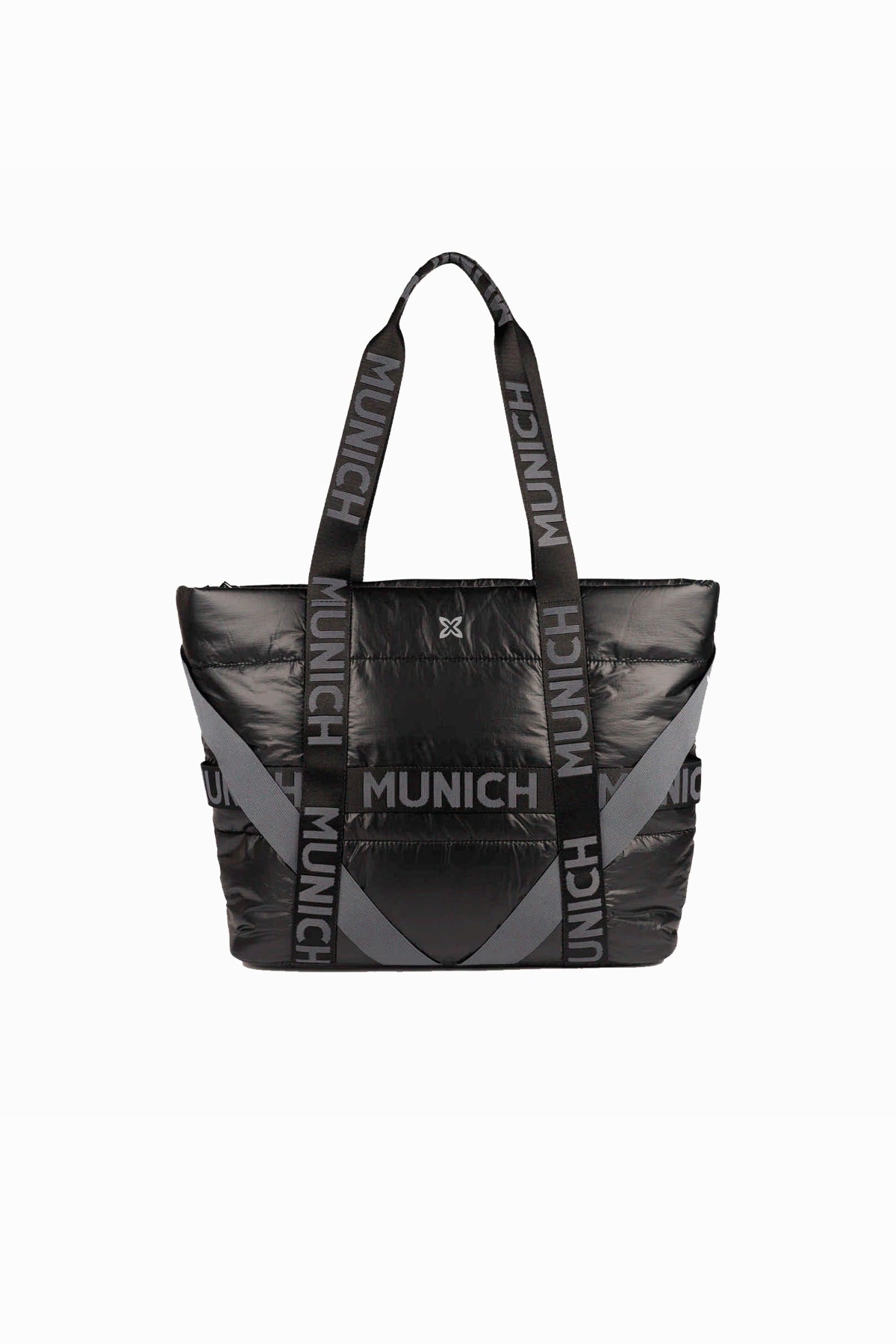 MUNICH M GLOSSY SHOPPER en color NEGRO  (1)
