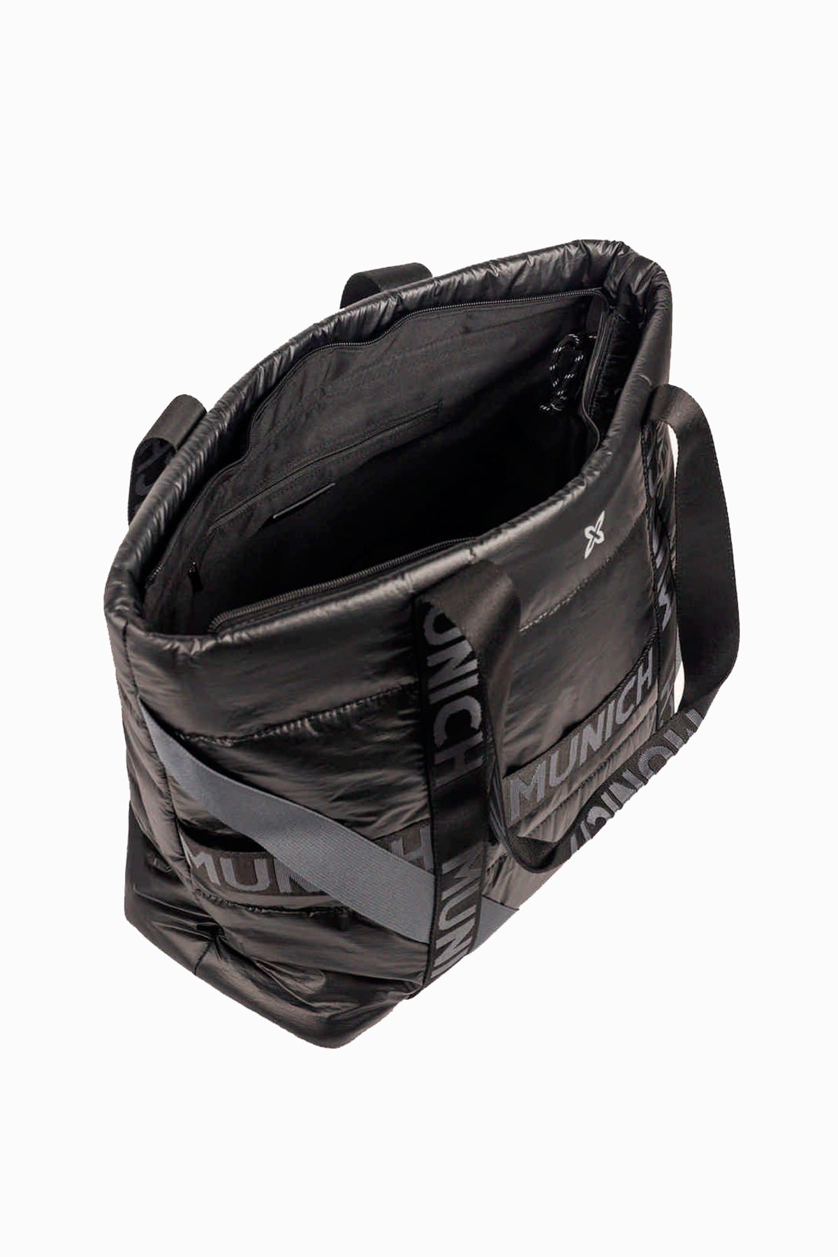 MUNICH M GLOSSY SHOPPER en color NEGRO  (2)