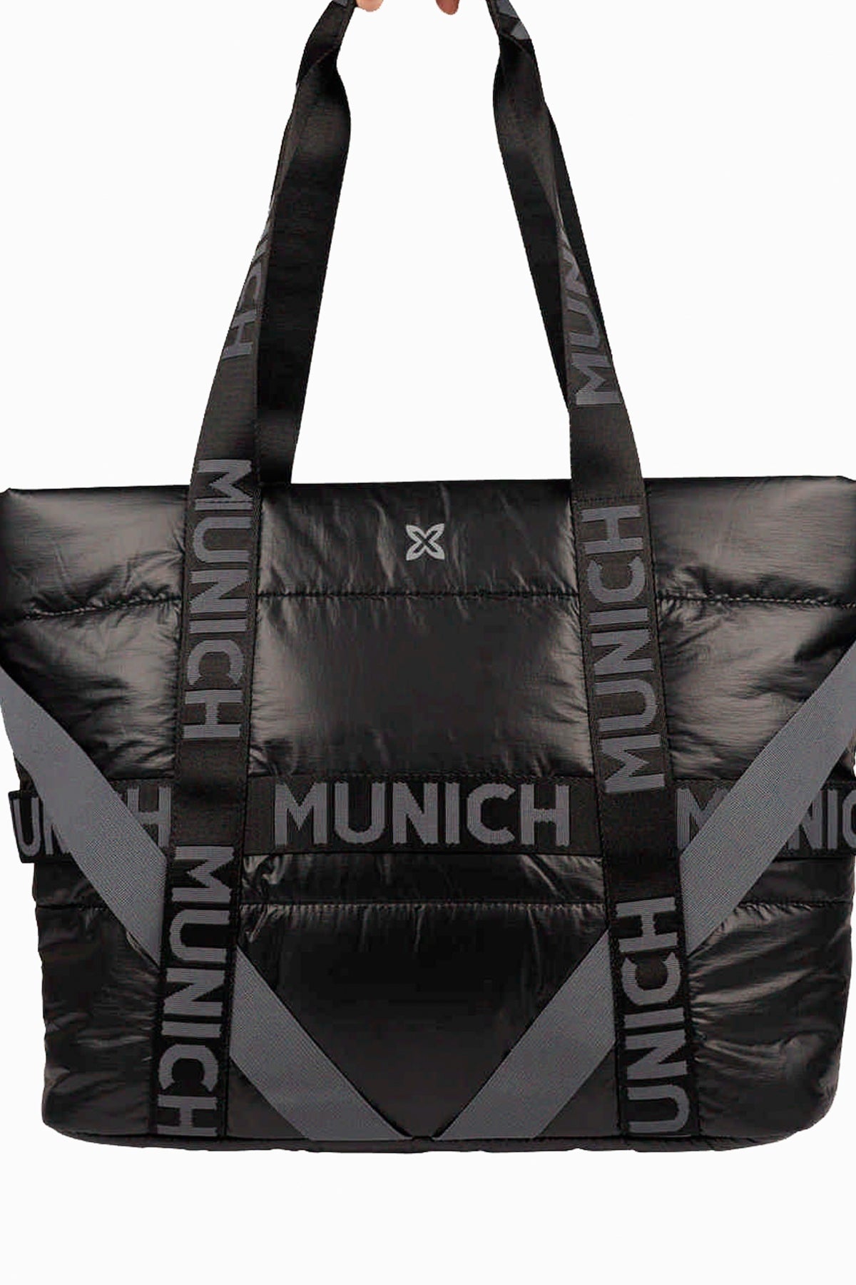MUNICH M GLOSSY SHOPPER en color NEGRO  (3)