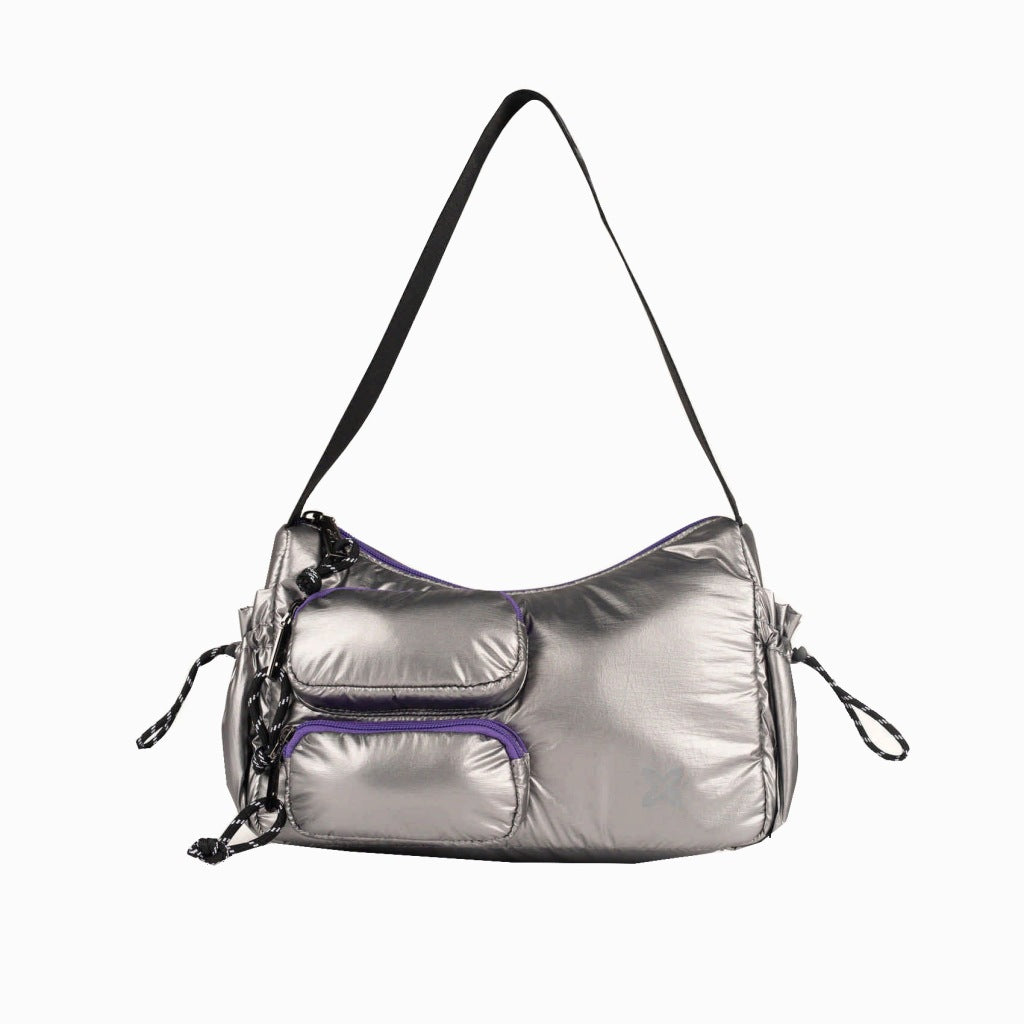 MUNICH M GLOSSY SHOULDER CHROME en color PLATA  (4)