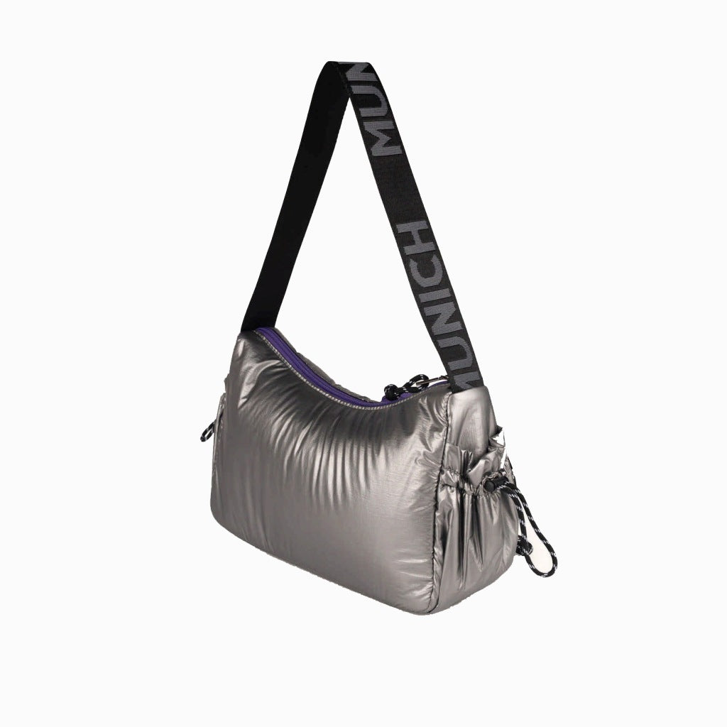 MUNICH M GLOSSY SHOULDER CHROME en color PLATA  (5)