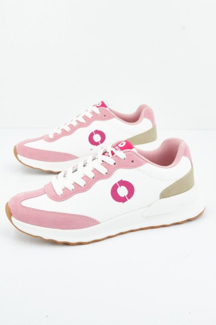 ECOALF PRINALF SNEAKERS WOMAN en color ROSA  (1)