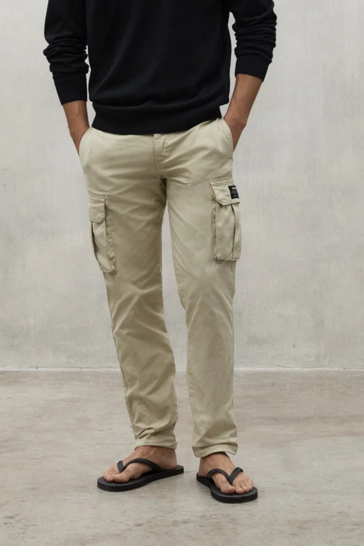 ECOALF ETHICARGOALF PANTS en color BEIS  (1)