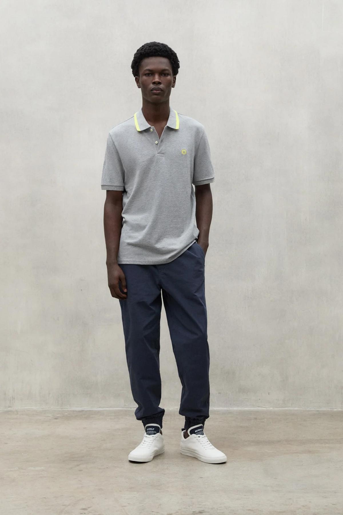 ECOALF RAYANALF POLO en color GRIS  (4)