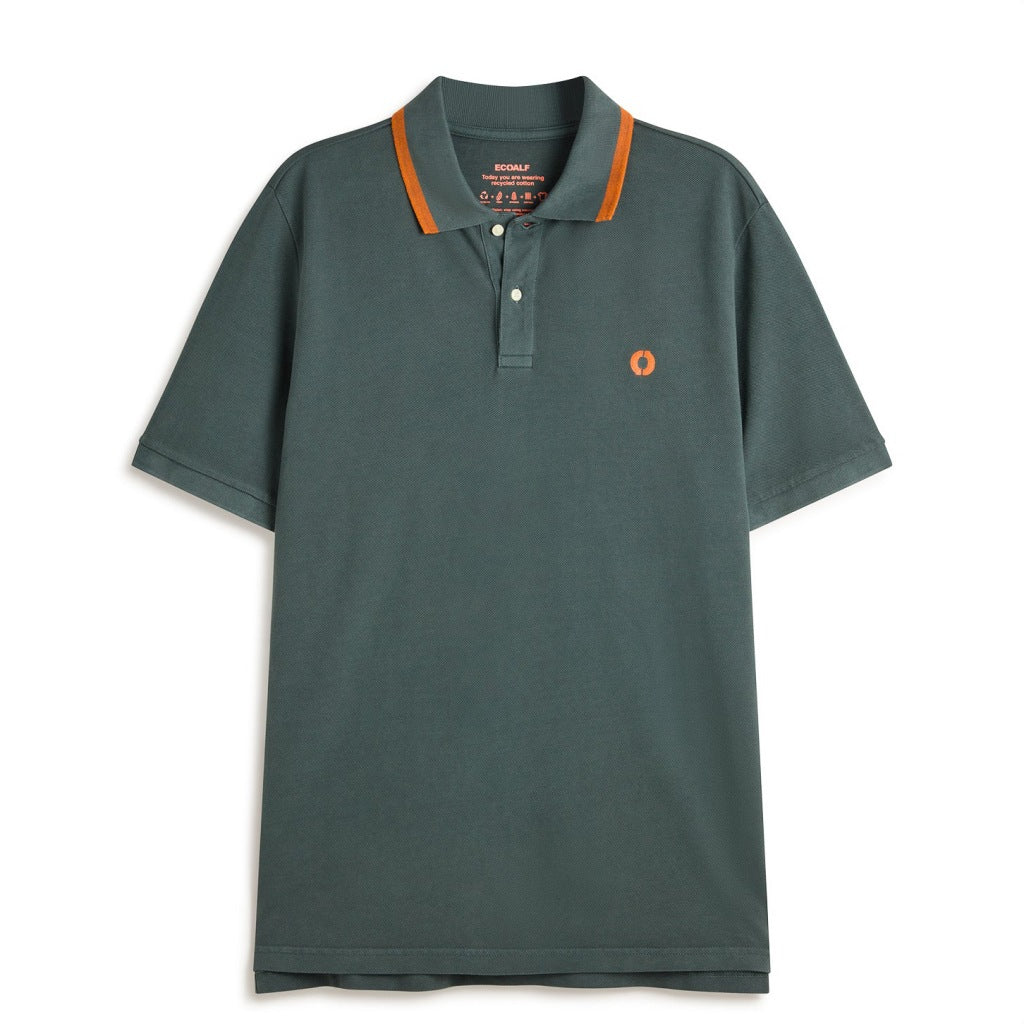 ECOALF RAYANALF POLO en color VERDE  (2)