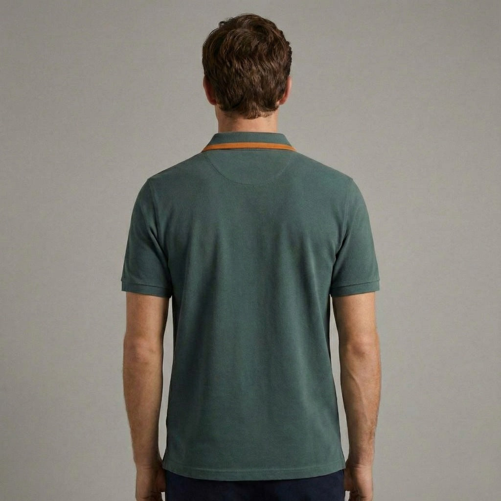 ECOALF RAYANALF POLO en color VERDE  (6)