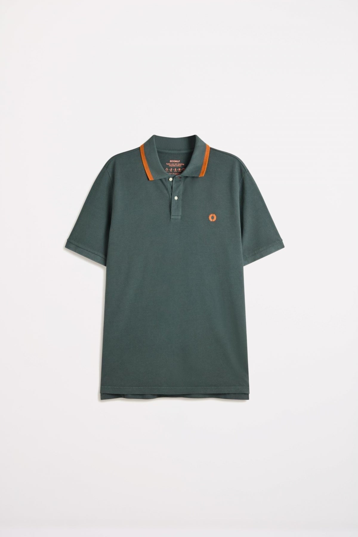 ECOALF RAYANALF POLO en color VERDE  (2)