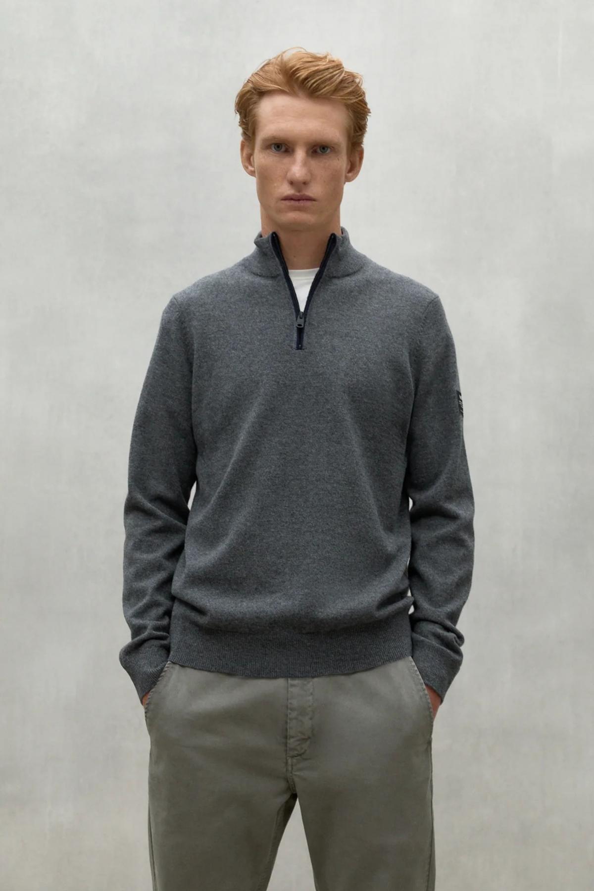 ECOALF LARCH SWEATER en color GRIS  (1)