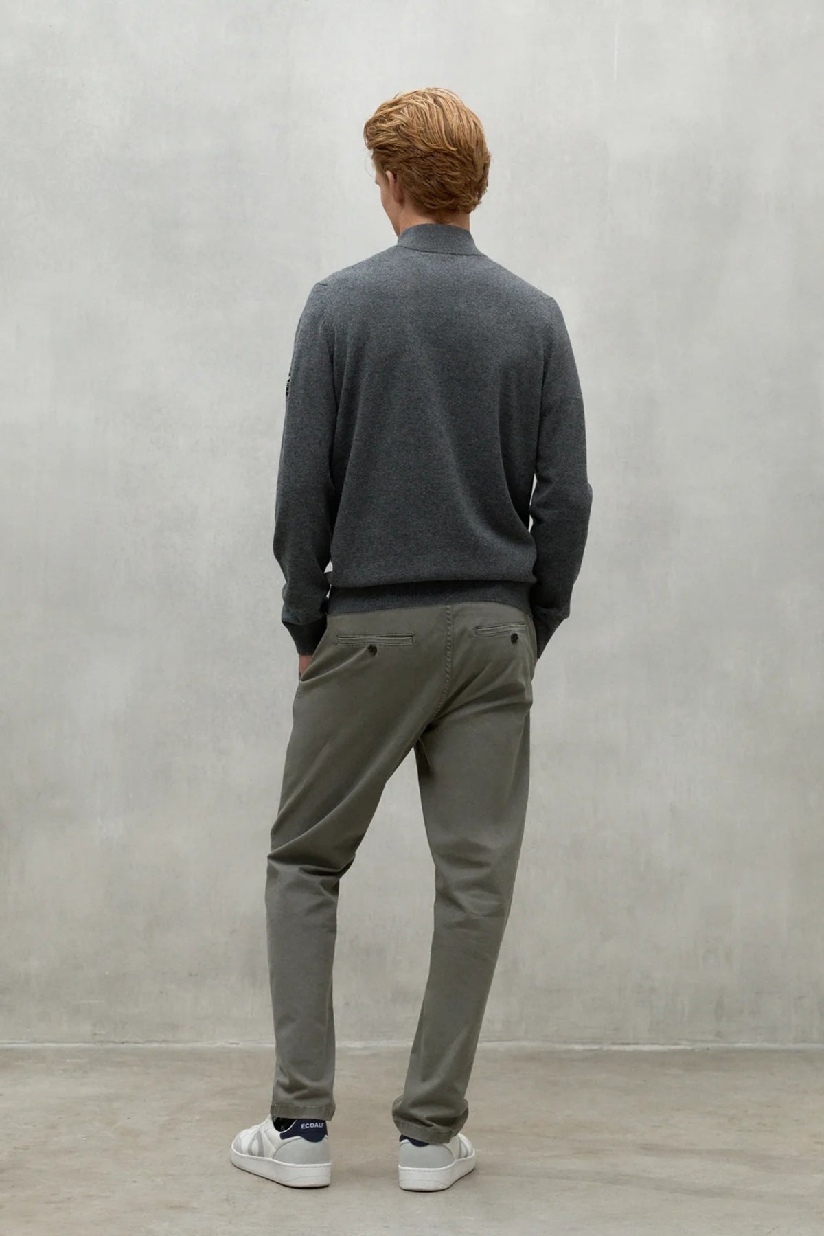 ECOALF LARCH SWEATER en color GRIS  (2)