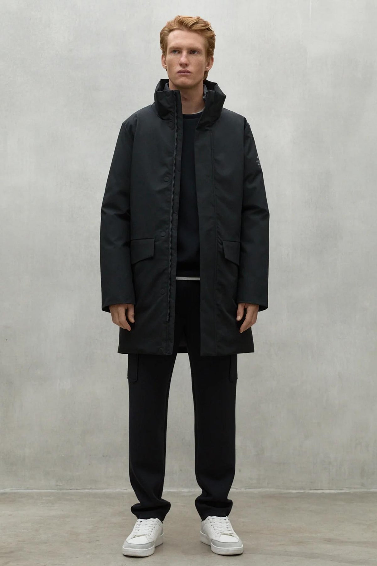 Jacket Ecoalf Noshaq MCMGAJKNOSHA02 Black | Zacaris
