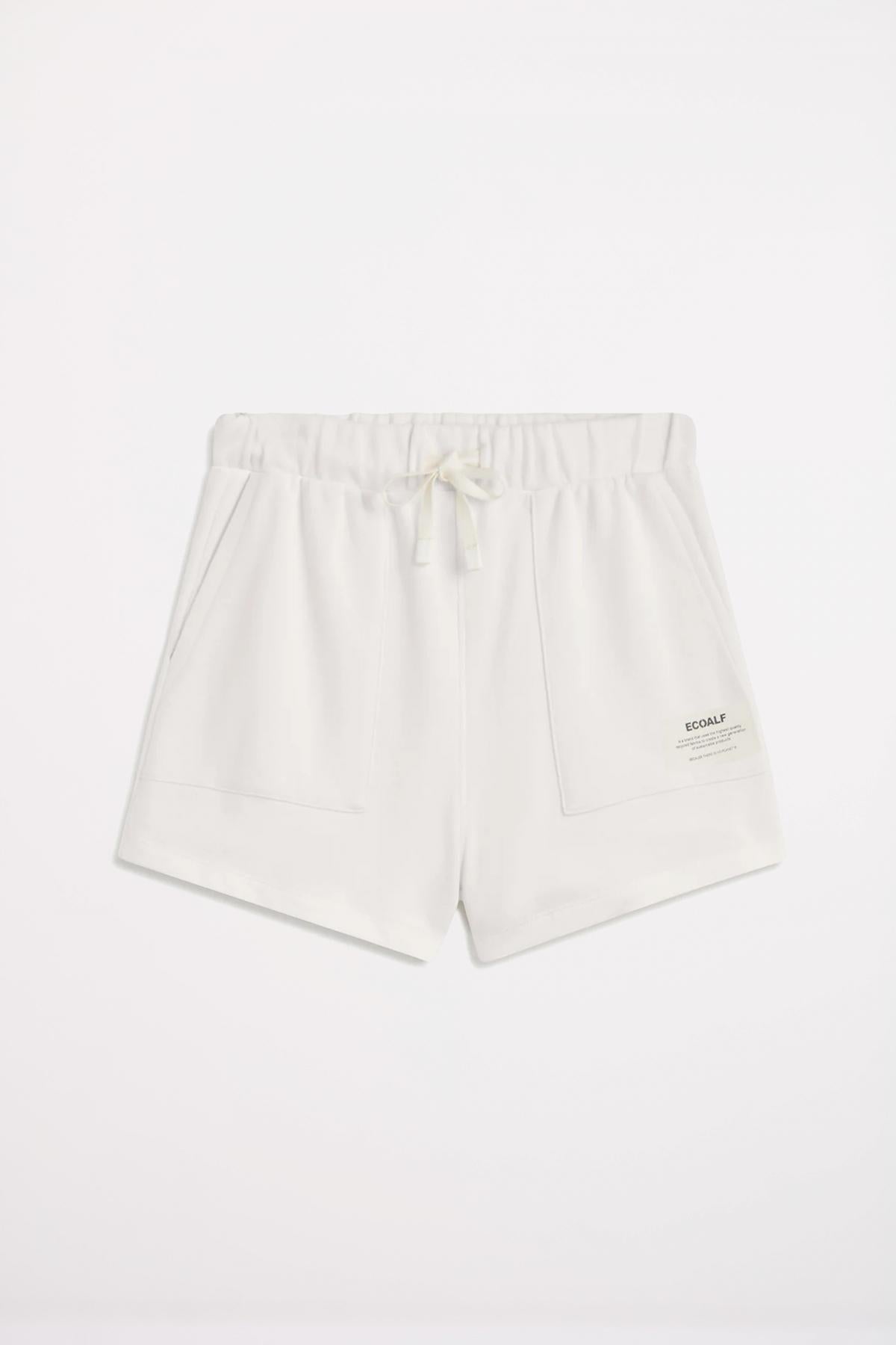 ECOALF NESSALF SHORTS WOMAN en color BLANCO  (2)