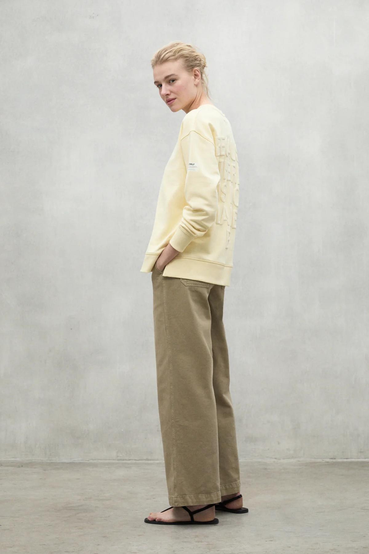 ECOALF STORMALF SWEATSHIRT en color AMARILLO  (4)