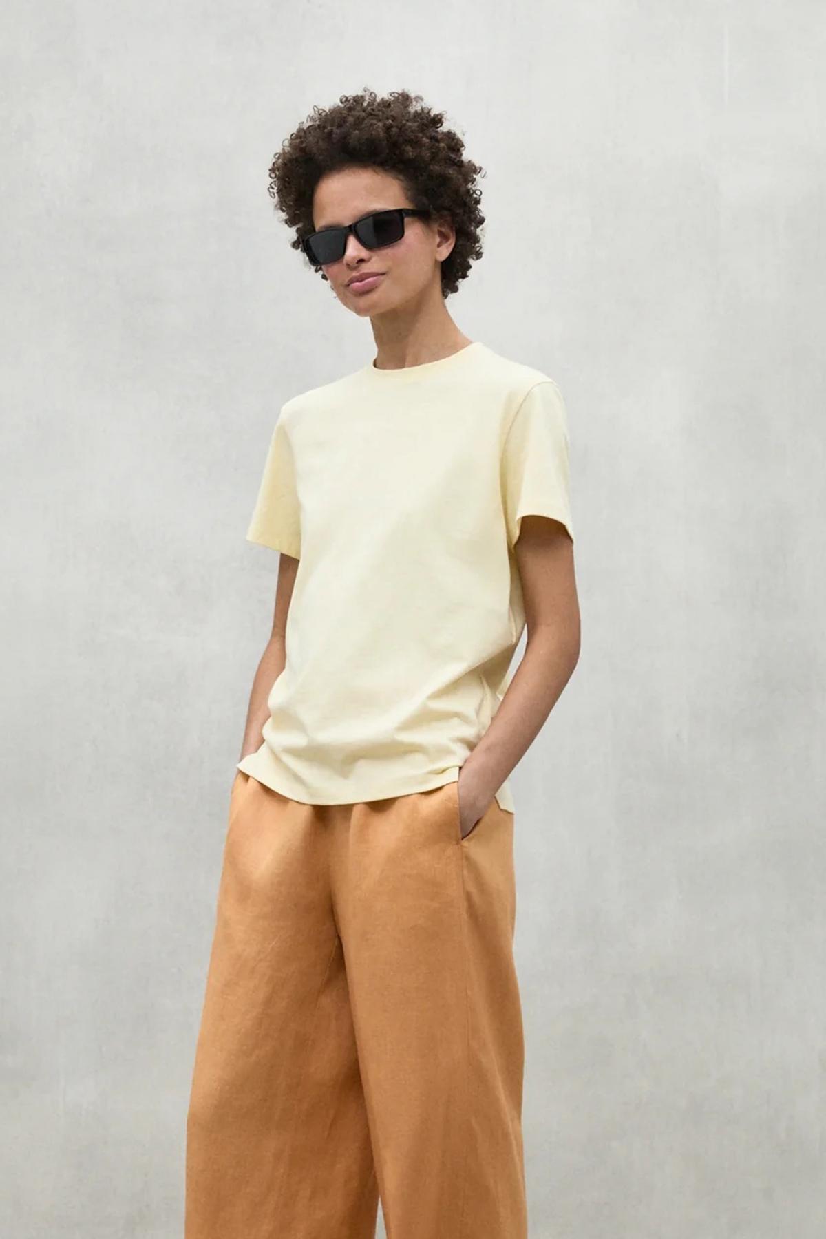 ECOALF SALCEALF T-SHIRT WOM en color AMARILLO  (1)