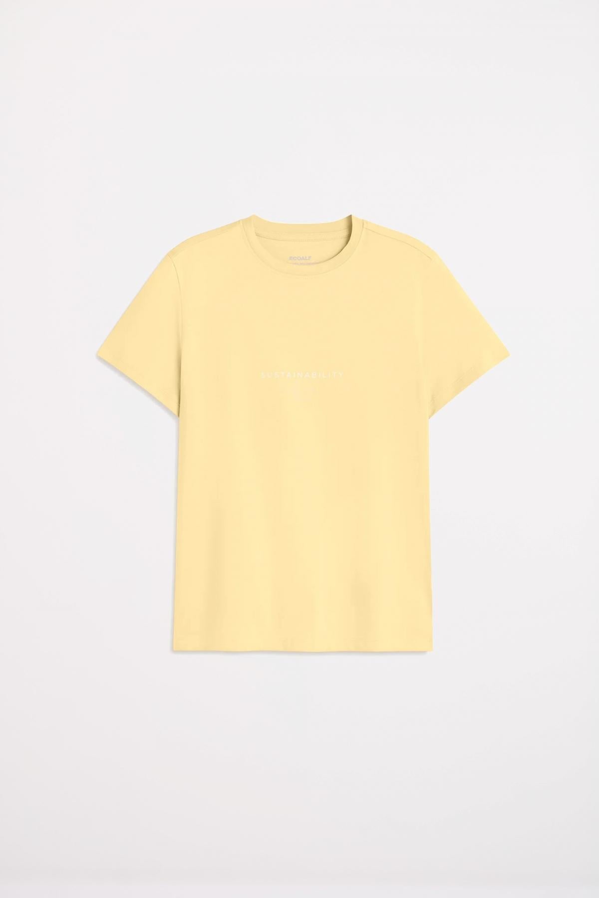 ECOALF SALCEALF T-SHIRT WOM en color AMARILLO  (2)
